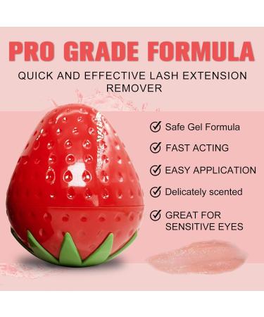 Eyelash Extension Remover Cream | Fast-Acting Lash Remover | Super Fruit XL Strawberry 30g for Easy Lash Removal - Buy Online on GoSupps.com