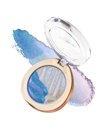 CHARMACY Multichrome Glitter Highlighter Makeup Palette Shimmer Cream Contour Face Brightening Illuminator Hybrid Chameleon Highlighter Long Lasting Cruetly-Free 614 #614 4.20 g (Pack of 1)