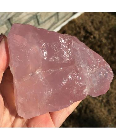 Natural Rose Raw Stone Specimen Stone and Restore Can be Used for (Size : 450-500g) - Buy Online on GoSupps.com