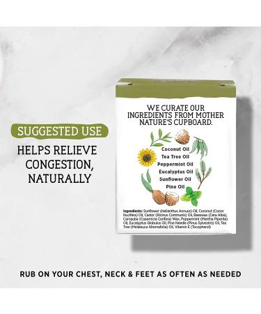 Maty's All Natural Vapor Rub - Petroleum-Free with Peppermint, Tea Tree & Eucalyptus - 1.5 oz (Pack of 2) - Buy Online on GoSupps.com