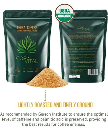 Organic Coffee Enema Kit for Colon Cleanse - Complete Set with BPA Free Bucket & Red Tube | Effective Enemas for Constipation | Home Enema Kit - Buy Online on GoSupps.com
