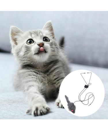 Magideal 2 Piece Interactive Cat Mouse Toys - Plush Hanging Door Exercise Catchers for Kittens - Buy Online on GoSupps.com
