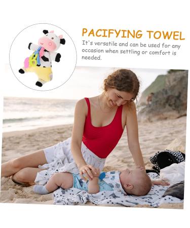 Toyvian Soothing Towel - Super Soft Plush Baby Calming Toy for Boys | Elastic Blanket and Animal Character - Buy Online on GoSupps.com