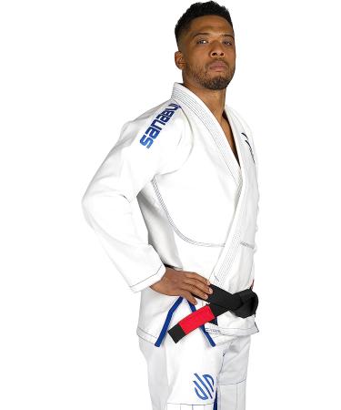 Sanabul Essential BJJ Gi - A2 White | Brazilian Jiu Jitsu Uniform - Buy Online on GoSupps.com
