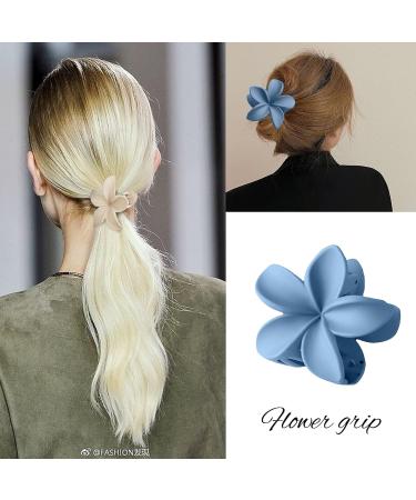 6 PCS Flower Hair Claw Clips Nonslip Matte Hair Clips for Women Thick Hair to Thin Hair Styling Accessories Cute Claw Clips Hair Clip - Buy Online on GoSupps.com