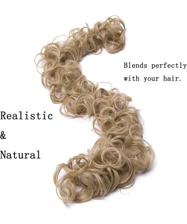 Hair Chignon Messy Bun Hair Slices 21 Inch Long Synthetic Messy Shaggy Bun Wrap Hair Ties Curly Bun Hair Ties for Women Hair Bun Messy Bun Hair Piece (Color : Q13 613) - Buy Online on GoSupps.com