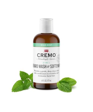 Cremo 2-in-1 Mint Blend Beard Wash & Softener - 6 Oz - Buy Online on GoSupps.com