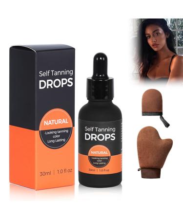 Shantou Yingji Tanning Drops 30 ml Nourishing and Moisturized Bronze direct tanning serum for even skin with tanning agent for a soft tanning effect without streak formation ivory white 1