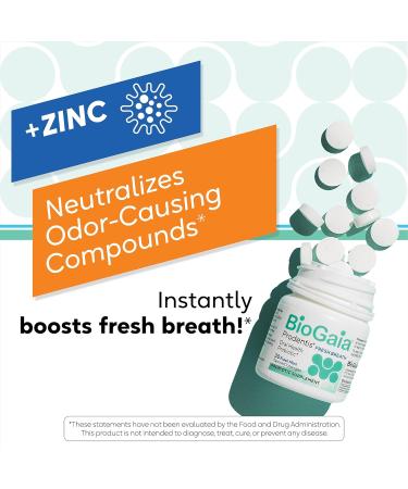 BioGaia Prodentis Fresh Breath | Oral Probiotics + Zinc | Fights Bad Breath & Halitosis | Boosts Fresh Breath | Promotes Healthy Gums & Teeth | Fresh Mint Flavor | 30 Dental Probiotic Lozenges - Buy Online on GoSupps.com