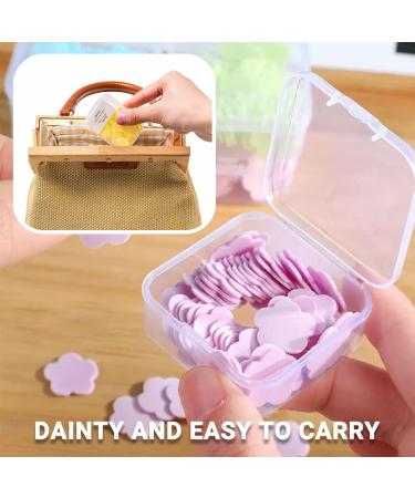 450 Pcs Portable Paper Soap Sheets Multi-Color Fruit Scented Collection 450 Single-Use Tablets Pink Strawberry Yellow Lemon Blue Blueberry Green Apple Purple Grape - Buy Online on GoSupps.com