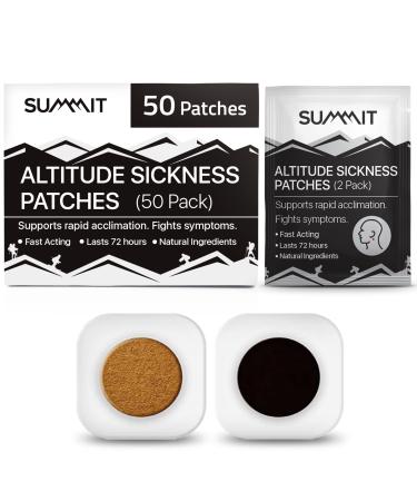 ummit Altitude Sickness Prevention Patches | Supports Rapid High Altitude Acclimation Boosts Oxygen Intake Fights High Altitude Sickness Symptoms | Pack of 50