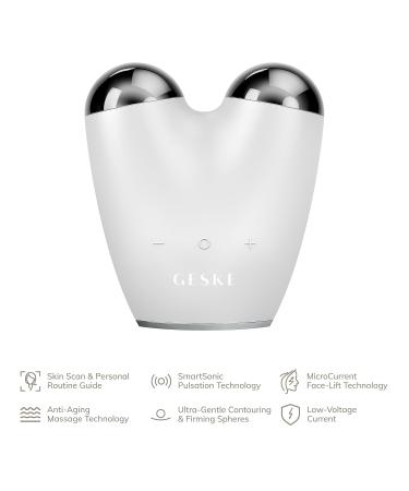 Geske SmartAppGuided Microcurrent Face Lifter | 6-in-1 Anti-Aging Device | Facial Lifting & Jawline Trainer | Effective Wrinkle & Double Chin Remover | International Shipping Available - Buy Online on GoSupps.com
