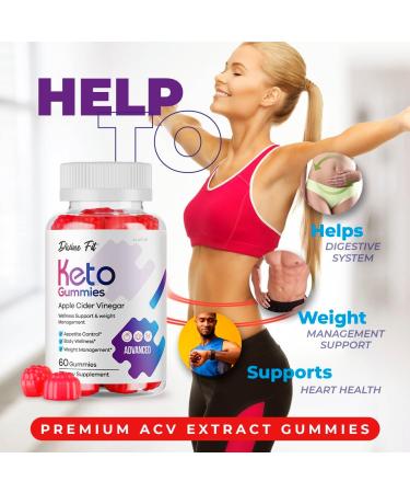 Divine Fit Keto ACV Gummies - 30 Day Supply of Divine Fits for Ultimate Weight Loss - Buy Online on GoSupps.com