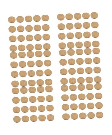 Lurrose 120 pieces Moxa cake massage tool round sticker Handmade sticker Moxibustion-Pad Moxibusion-Moxibusbus-Stick Moxas cake Cheese health care Gelbx6stk 5x2x2cmx6PCs