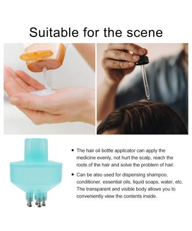 Minkissy Hair Color Applicator Set | Conical Dripper Bottle for Hair Dye & Shampoo | Ideal for Colored Hair Care | Sky Blue Plastic Rinsing Tools - Buy Online on GoSupps.com