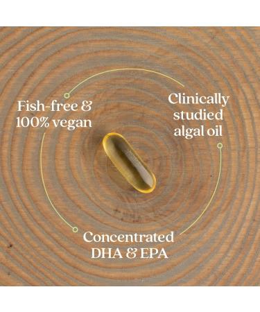 New Chapter Vegan Algae Oil DHA EPA and DPA Supplement - Vegan Omega-3 Complex for Heart Brain Eye & Joint Support - 30 Softgels - Buy Online on GoSupps.com
