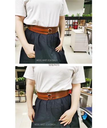 Renaissance Waist Vintage Leather Belt - Brown - Large | TeeYee Fashion - Buy Online on GoSupps.com