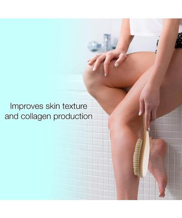 3-Piece Dry Brushing Body Brush Set | 100% Natural Boar Bristles | Exfoliating Kit for Skin, Lymphatic Drainage & Cellulite Treatment - Buy Online on GoSupps.com