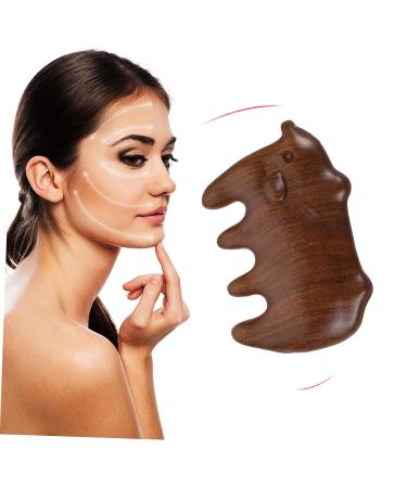 Beaupretty Sandalwood Beard Comb - Wide Tooth Hedgehog Ridge Hair Pick for Gentle Massage | Premium Wooden Kamm Tool for Men & Women - Buy Online on GoSupps.com