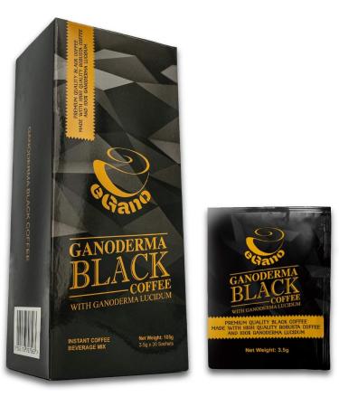 Mix-Set of 2 Boxes eGano Premium Quality Ganoderma Coffee - 1 Box Ganoderma Black Coffee Cafe Noir And 1 Box Ganoderrma Cafe Latte - Instant Coffee with Ganoderma Lucidum Extract - Buy Online on GoSupps.com