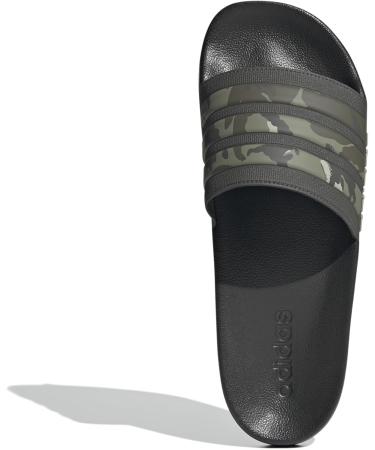 Buy adidas Unisex Adilette Shower Slides 44 2/3 EU - Shadow Olive Putty Grey Olive Strata | International Shipping Available - Buy Online on GoSupps.com