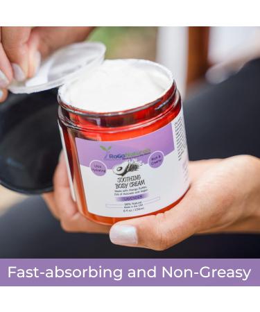 Fragrance Free and Lavender Face and Body Cream All Natural Ultra Rich Body Butter Cream for Women Men and Kids - 8fl oz - Buy Online on GoSupps.com