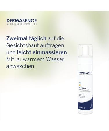 Buy Dermasence Mousse Cleaning Foam 200ml - Deep Pore Cleansing & Skin Activating - Perfect for Oily Acne-Prone Skin - Buy Online on GoSupps.com