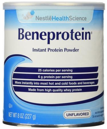 Beneprotein Unflavored Instant Protein Powder 8 Ounce Canister