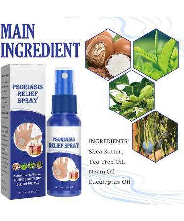 Psoriasis Repair Spray - Herbal Treatment for Plaque Psoriasis - Soothing Relief for Skin - 1pc - Buy Online on GoSupps.com