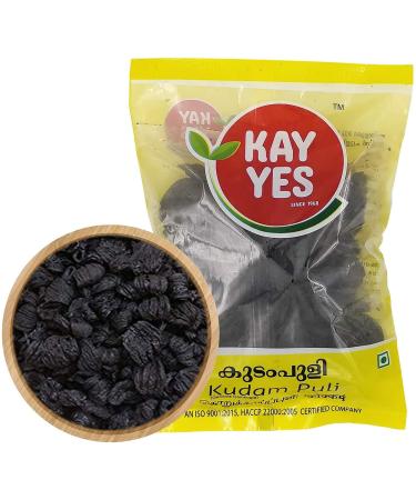 Kayes Brindleberry/Kudampuli/Garcinia Cambogia/Goraka/Malabar Tamarind - Kerala Origin - 250 Grams