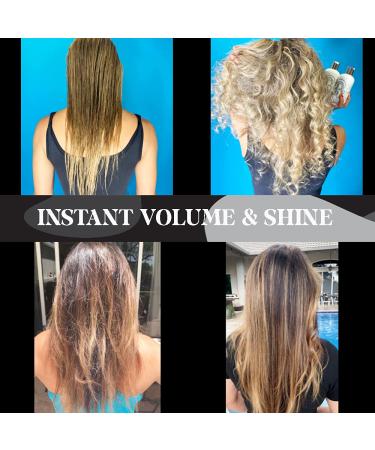 Biotin Hair Growth Treatment & Thermal Protectant Serum - High Potency Anti Hair Loss Styling Serum for Dry & Damaged Hair - UV Protectant - 4oz - Buy Online on GoSupps.com