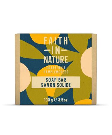 FAITH IN NATURE Faith in Nature Natural Grapefruit Soap Vegan & Animal Free SLS & Paraben Free 100g