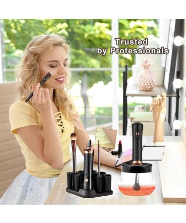JZLUCKY Makeup Brush Cleaner - Electric Automatic Fast Drying Machine for Cosmetic Brushes (Black) - Buy Online on GoSupps.com