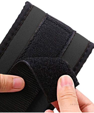 AOHO MOOON Adjustable Neoprene Ankle Wrist Cuffs with D-Ring for Cable Machine - Black (Pair) - Buy Online on GoSupps.com