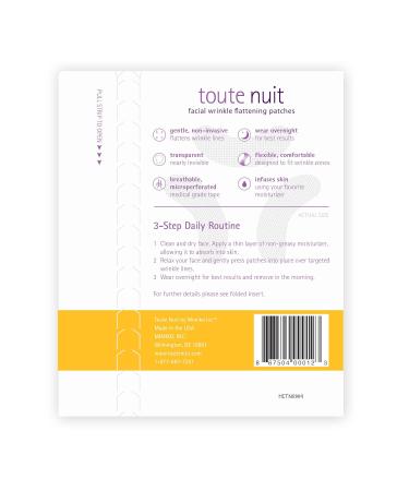 Tout Nuit Wrinkle Patches - Reduce Fine Lines & Wrinkles Around Eyes & Mouth - 48 Count Face Tape for Youthful Skin - Buy Online on GoSupps.com