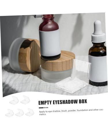 Housoutil 5pcs Eye Shadow Box Highlighters Empty Eyeshadow Empty Highlighter Case Travel Magnetic Packing Box - Buy Online on GoSupps.com