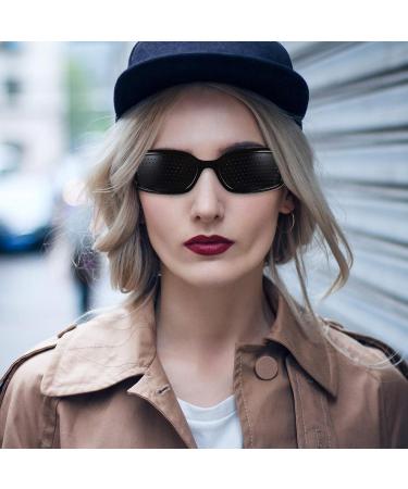 Healifty Pinhole Glasses - 4 Pieces Eye Training Glasses Relaxation & Amblyopia Solutions for Men & Women Black Sport Sunglasses - Buy Online on GoSupps.com
