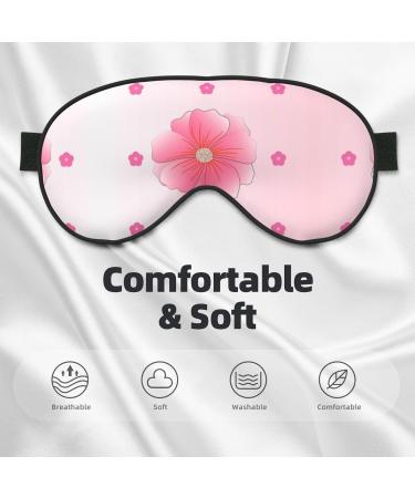 Blooming Carnations Eye Mask | Soft Adjustable Sleep Mask for Men & Women | Nighttime Comfort - Buy Online on GoSupps.com