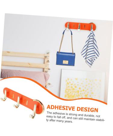 Alipis Coat Drying Hangers Keychain Pegs Plastic Belt Wardrobe Wall for Silk Bath Purse Rack Back Rail 19X3CM Orange - Buy Online on GoSupps.com