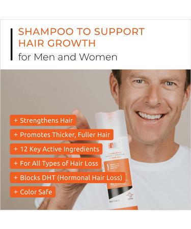 DS Laboratories Revita Shampoo for Thinning Hair - Volumizing and Thickening Shampoo for Men and Women - Hair Growth Support - Sulfate Free - DHT Blocker - 7 fl oz - Buy Online on GoSupps.com