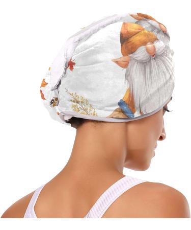 Super Absorbent Dwarf Hair Towel 2 Pack - Quick Dry Pumpkins Turbans for Women & Girls | Perfect Hair Drying Solution - Buy Online on GoSupps.com