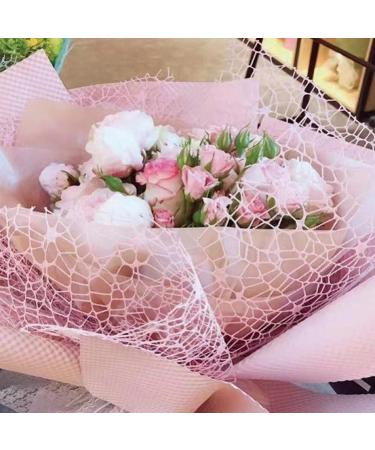 Jacquard Net Mesh Floral Wrapping Paper Roll - Light Purple (19.7in x 180in) - Buy Online on GoSupps.com