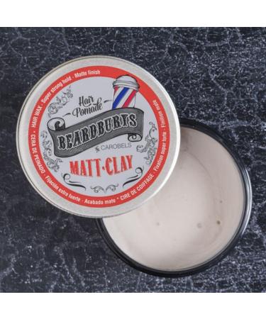 Hair Styling Matte Clay for Men - Medium Hold Long Lasting Matte Finish | Barber Grade 3.5 Fl Oz - Buy Online on GoSupps.com