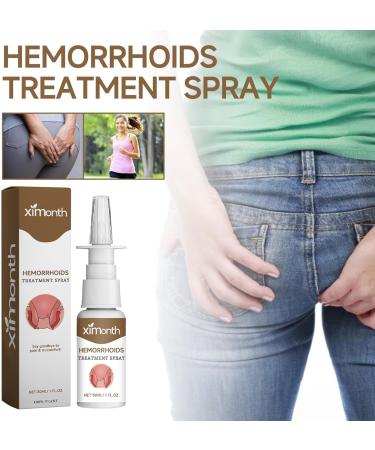 Natural Herbal Hemorrhoid Spray Hemorrhoid Relief Spray 30ml Hemorrhoid Itching Relief Spray Relieves Swelling and Hemorrhoid Discomfort (3pc) - Buy Online on GoSupps.com