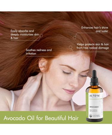 Buy Altenya Bio Avocado Oil 100ml - 100% USDA-Certified Pure Cold-Pressed Carrier Oil for Premium Skin Care - Moisturizing & Nutrient-Rich - Buy Online on GoSupps.com