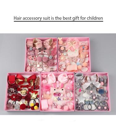 Purple 18-Part Hair Clip Set for Girls | Cute Hair Accessories for Toddlers & Babies | Perfect Birthday Gift - Buy Online on GoSupps.com