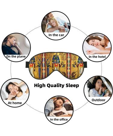 Ancient Egypt Tribe Series Double-Sided Eye Mask for Quality Sleep | Soft & Light Blocking International Shipping - Buy Online on GoSupps.com