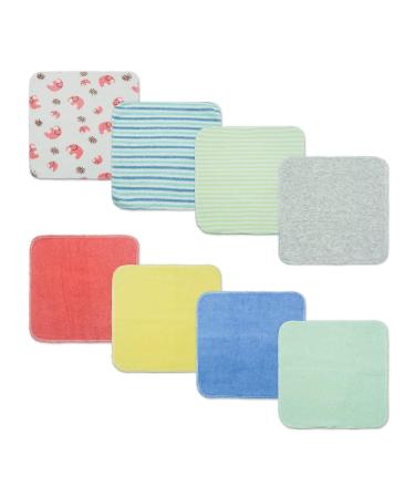 Buy Pfimigh Baby Terry Washcloths 8 Cotton Baby Towels Gift Set for Newborns | Soft Absorbent & Stylish 20x20cm - Buy Online on GoSupps.com