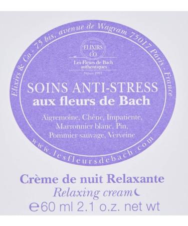 Les Fleurs De Bach Anti-Stress Night Cream 60ml - Best Soothing Night Skincare for Relaxation & Sleep - International Shipping Available - Buy Online on GoSupps.com