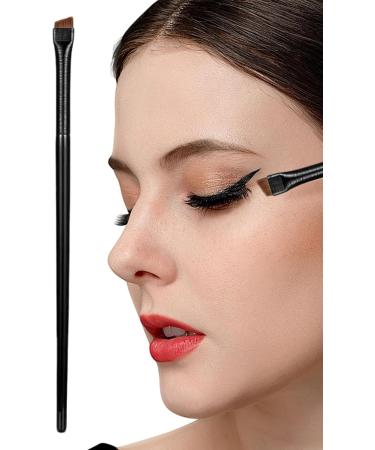 Angled Eyeliner/Eyebrow Makeup Brush Flat With Angled Tip Perfect For Lining/Shaping Eyes And Brows Winged Liners Professional Eyebrow Brush Flat & Fine Angled Eyeliner Brush Slanted Angled Brow A102 - Buy Online on GoSupps.com